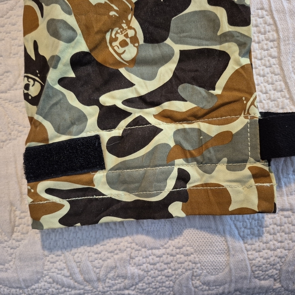 Broken Promises women's size 34 Grim Reaper design camo pants EUC or better - Picture 8 of 11